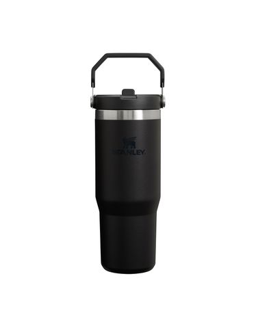 The IceFlow™ Flip Straw Tumbler | 30 OZ  Black