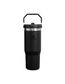 The IceFlow™ Flip Straw Tumbler | 30 OZ  Black