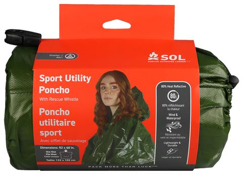 Sport Utility Poncho - Green