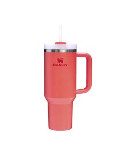 The Quencher H2.0 FlowState™ Tumbler | 40 OZ Hot Coral