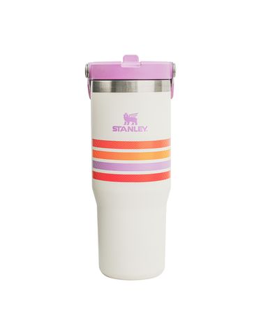 The Varsity IceFlow™ Flip Straw Tumbler | 30 OZ Lilac Stripe