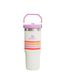 The Varsity IceFlow™ Flip Straw Tumbler | 30 OZ Lilac Stripe