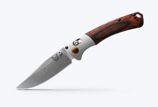Mini Crooked River | Gray Aluminum & Wood | Clip-point