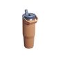 The IceFlow Flip Straw 2.0 Tumbler | 30 OZ | 0.89 L | Toast