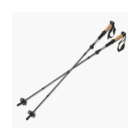 Trekking Poles Aluminum Z-Fold Grey