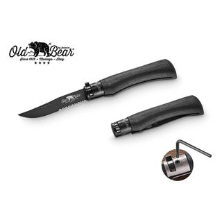 Total Black: Black Lam' / Blk PTFE Coated S/S Serrated (M)
