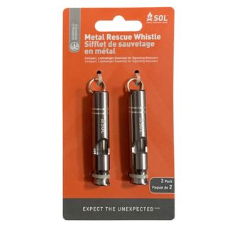 Rescue Metal Whistle 2xPk 0140-0014*