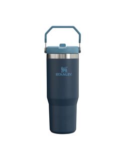 The IceFlow™ Flip Straw Tumbler | 30 OZ Navy