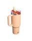 The Quencher ProTour Flip Straw Tumbler​ | 40 OZ Orange Sherbet