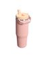 The IceFlow&trade; Flip Straw 2.0 Tumbler | 30 OZ Peach Rose