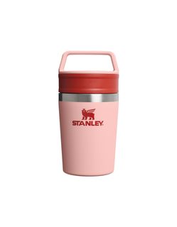 The Caf&eacute;-To-Go Travel Mug | 8 OZ Peach Rose