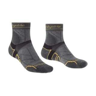 TRAIL RUN Lgtwgt T2 MerinoSport 3/4 Crew-Gunmetal-MD