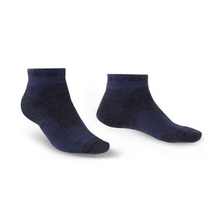 HIKE Midwgt Merino Perf-Fit Ankle-Navy-LG