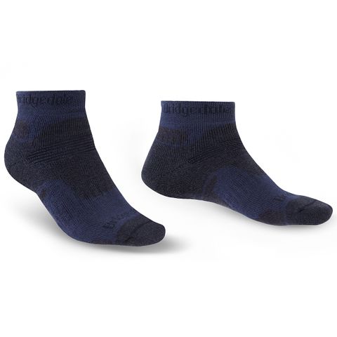 HIKE Midwgt Merino Perf-Fit Ankle-Navy-LG