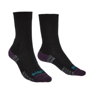HIKE Lgtwgt Merino Perf-Fit Boot-Black/Purp-W-SM