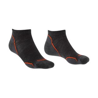 HIKE U/light T2 Merino Perf-Fit Low-Anth/Orang-MD
