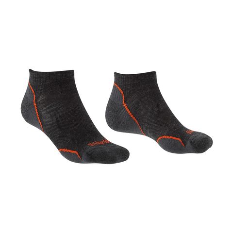 HIKE U/light T2 Merino Perf-Fit Low-Anth/Orang-MD