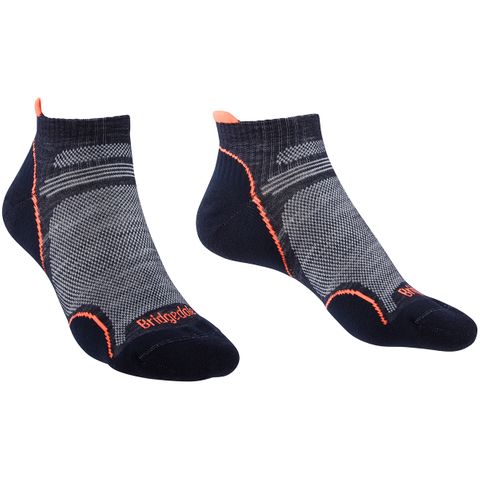 HIKE U/light T2 Merino Perf-Fit Low-Navy/Candy-W-LG