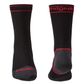 StormSock Heavyweight Boot-Black/Red-SM