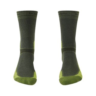 MTB SummerWeight T2 Coolmax Sport-DkGrn/Lime-MD