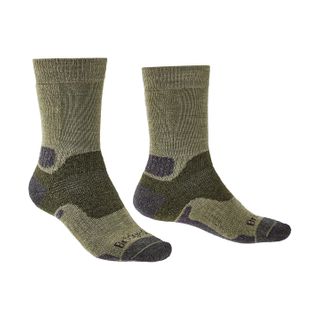 HIKE Midwgt Merino Perf-Fit Boot-Green-SM*