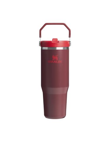 The IceFlow™ Flip Straw Tumbler | 30 OZ Cranberry