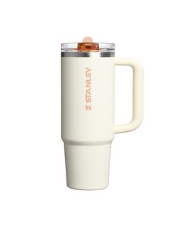 The Oasis Quencher ProTour Flip Straw Tumbler | 30 OZ Cream Apricot Gloss