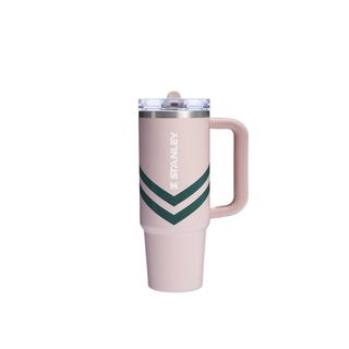 The Oasis Quencher ProTour Flip Straw Tumbler | 30 OZ | 0.89 L | Peach Whip Chevron