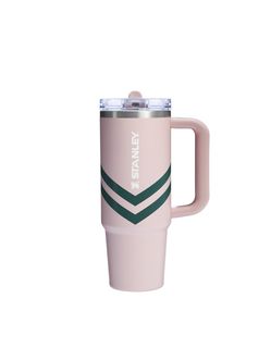 The Oasis Quencher ProTour Flip Straw Tumbler | 30 OZ Peach Whip Chevron