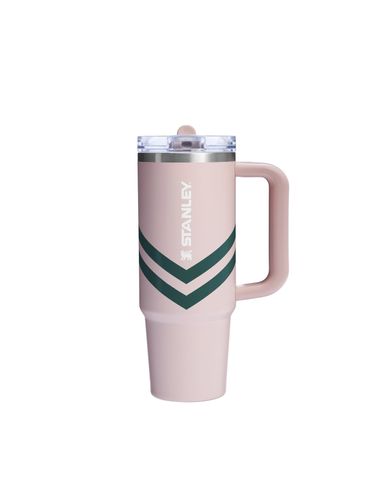 The Oasis Quencher ProTour Flip Straw Tumbler | 30 OZ Peach Whip Chevron