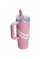 The Oasis Quencher ProTour Flip Straw Tumbler | 30 OZ Plumeria Chevron