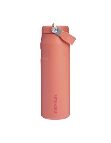 The Summer Never Ends IceFlow™ Bottle with Flip Straw Lid | 24 OZ Pucker Peach