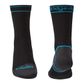StormSock Midweight Boot-Black/Blue-MD