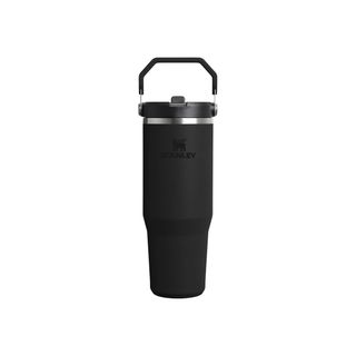 The IceFlow Flip Straw 2.0 Tumbler | 30 OZ | 0.89 L | Black 2.0
