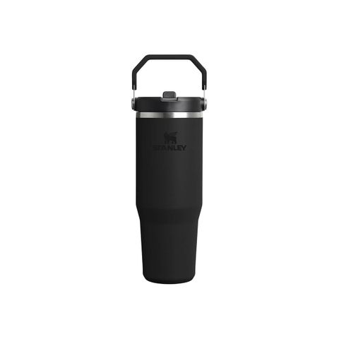 The IceFlow Flip Straw 2.0 Tumbler | 30 OZ | 0.89 L | Black 2.0