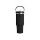 The IceFlow Flip Straw 2.0 Tumbler | 30 OZ | 0.89 L | Black 2.0