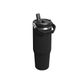 The IceFlow Flip Straw 2.0 Tumbler | 30 OZ | 0.89 L | Black 2.0