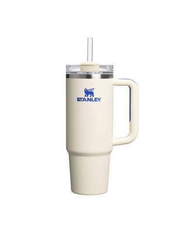 The Club Vintage Quencher H2.0 FlowState™ Tumbler | 30 OZ CREAM ROYAL