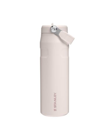 The IceFlow&trade; Bottle Flip Straw 2.0 | 24 OZ Rose Quartz