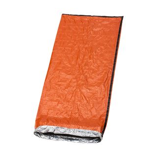 Emergency Bivvy with Rescue Whistle - Orange