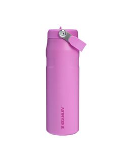 The Summer Never Ends IceFlow™ Bottle with Flip Straw Lid | 24 OZ Popsicle Pink