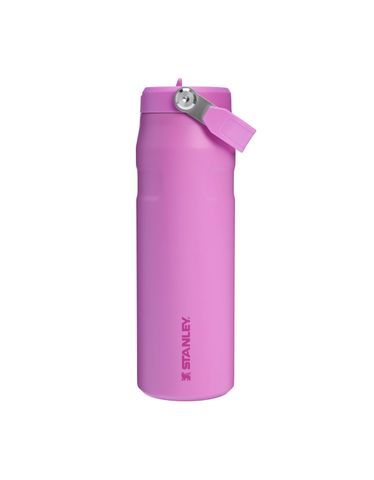The Summer Never Ends IceFlow™ Bottle with Flip Straw Lid | 24 OZ Popsicle Pink