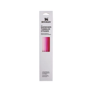 Adventure Quencher Travel Tumbler Straws | 40 OZ | 4-Pack | Pink