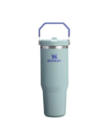 The IceFlow&trade; Flip Straw 2.0 Tumbler | 30 OZ Blue Cactus
