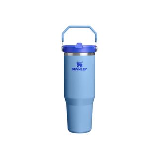 The IceFlow Flip Straw 2.0 Tumbler | 30 OZ | 0.89 L | Blue Sky