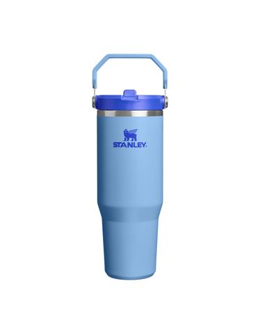 The IceFlow&trade; Flip Straw 2.0 Tumbler | 30 OZ Blue Sky