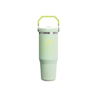 The IceFlow Flip Straw 2.0 Tumbler | 30 OZ | 0.89 L | Honeydew Hypergrip