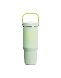 The IceFlow&trade; Flip Straw 2.0 Tumbler | 30 OZ Honeydew Hypergrip