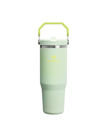 The IceFlow&trade; Flip Straw 2.0 Tumbler | 30 OZ Honeydew Hypergrip