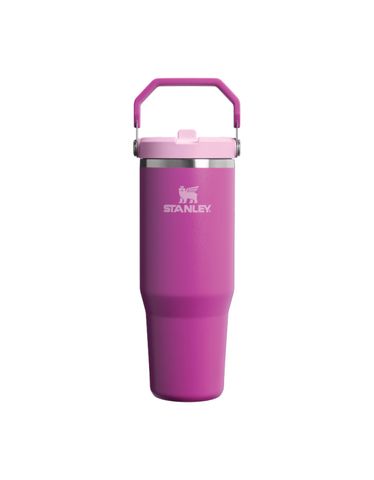 The IceFlow&trade; Flip Straw 2.0 Tumbler | 30 OZ Dark Blossom
